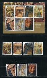 Gibraltar 1691-1697 Christmas Stamp Set and Sheet MNH 2018 - Picture 1 of 4