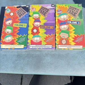 VTG South Park - Volume 1, 2 & 3 (VHS) Comedy Central - Sealed 1997 - Picture 1 of 10