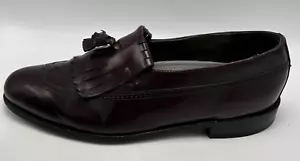 Dexter Loafers Mens 13 M Brown Leather Wingtips Dress Shoes with Tassels Read - Picture 1 of 12