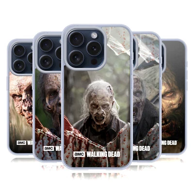 AMC THE WALKING DEAD WALKERS SOFT GEL CASE FOR APPLE iPHONE PHONES - Image 1 of 4