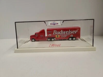 1995 Matchbox Ken Schrader Budweiser Team Transporter 1/87  - Image 1 of 4