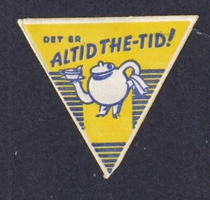 Denmark Poster Stamp IT IS ALWAYS TEA TIME - Picture 1 of 1