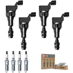 4x Ignition Coil & 4x Champion Spark Plug for 2008-2010 Chevrolet Cobalt UF491 - Picture 1 of 1