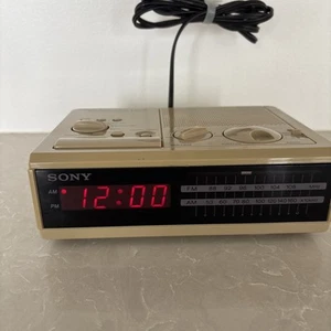 Sony Dream Machine ICF-C2W Sveglia Digitale Vintage Radio AM/FM - Funzionante - Foto 1 di 12