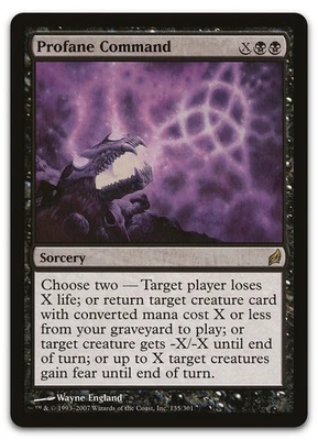 Profane Command #135 (LP) Lorwyn LRW Magic MTG - Image 1 of 2