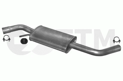 VW TRANSPORTER IV 2.5 D 102/88cV 1996-2003 Silencieux Intermédiaire+ - Photo 1/1