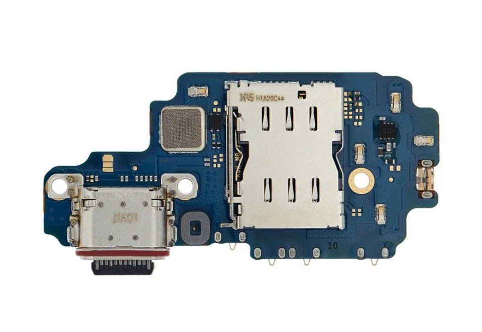 Placa de puerto de carga Ultra original Samsung Galaxy S22 + lector de tarjetas SIM versión EE. UU. Foto 1 de 2