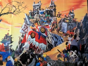 Vintage (1995) LEGO Product CASTLE Royal Knights Sets Poster - RARE - Picture 1 of 6