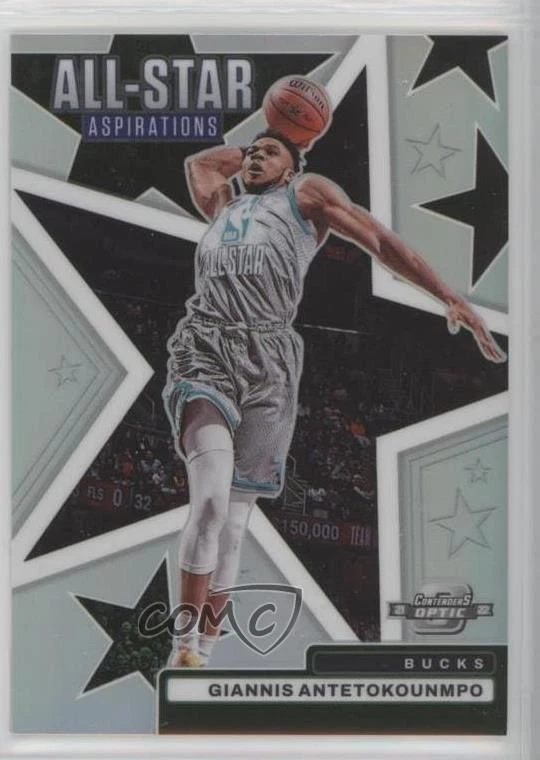 2021-22 Panini Contenders Optic All-Star Aspirations Giannis Antetokounmpo #3 - Image 1 of 2