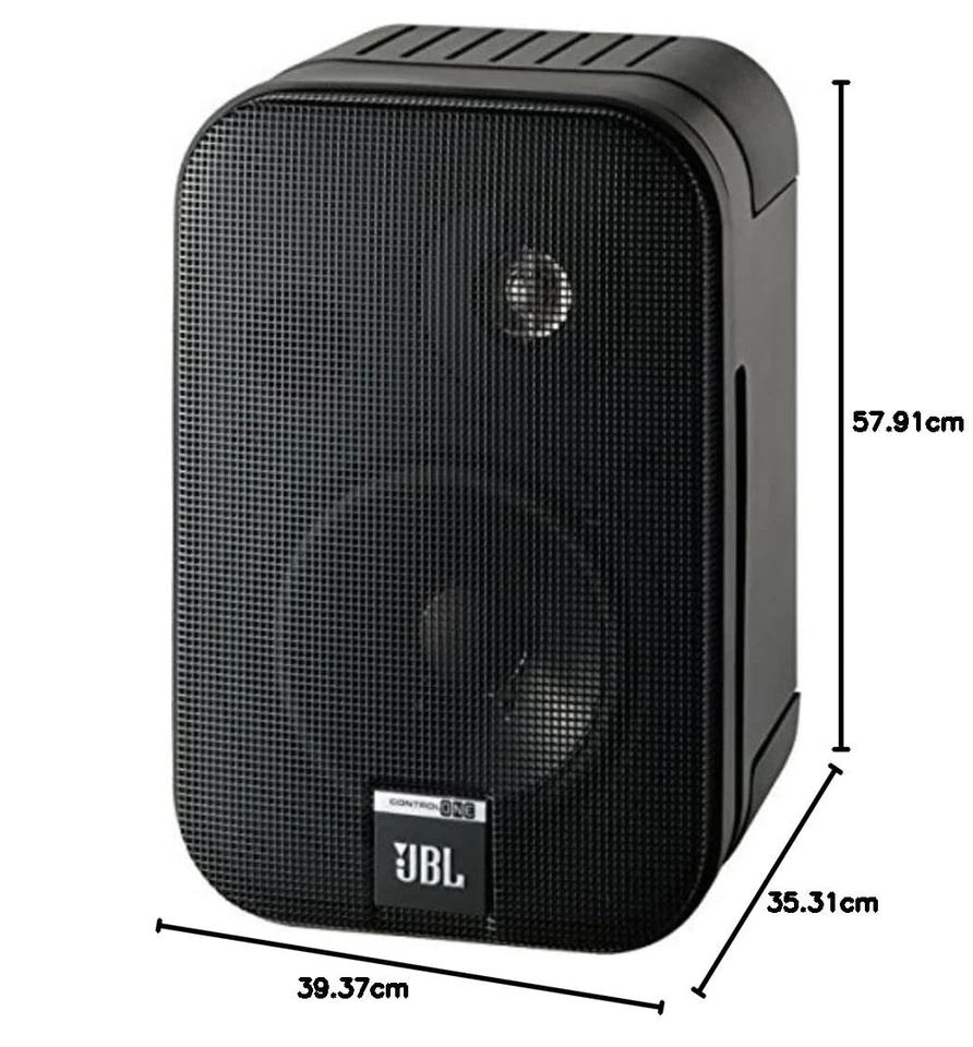 JBL Control One 50W 2-Wege-Regallautsprecher - Schwarz, 2 Stück (Paar) - Bild 1 von 1