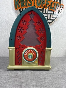 Radio de Navidad Gemmy Polo Norte Iluminar Frases navideñas Movimiento Detegido Probado - Imagen 1 de 9