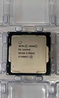 INTEL XEON E3-1245 v6 3.70GHz QUAD CORE CPU SR32B *QTY - Image 1 of 3