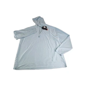 Sweat à capuche Greg Norman Play Dry homme 3XL bleu décontracté léger performance neuf avec étiquette - Photo 1/16