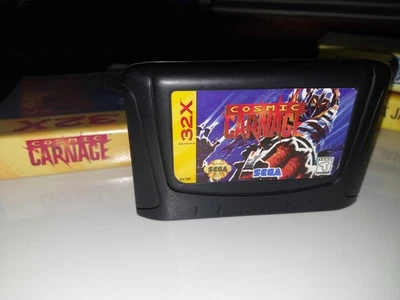 Cosmic Carnage Sega Genesis 32X  Authentic Cartridge Tested And Working - Image 1 of 4