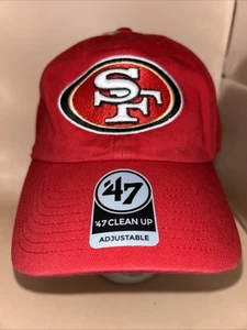 Gorra de béisbol SAN FRANCISCO 49ERS 47 marca papá 47 limpieza ajustable NUEVA - Imagen 1 de 13