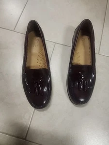 Y2K Bass Jaclyn Womens Handcrafted Leather Kiltie Weejuns Loafers Size 8.5 w - Picture 1 of 5