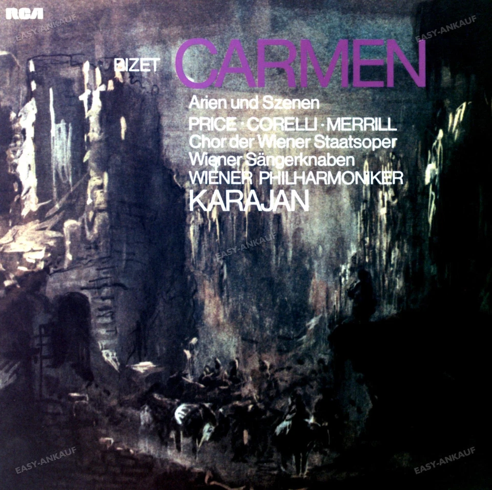Bizet, Leontyne Price- von Karajan - Carmen (Grosser Opernquerschnitt) LP '* - Image 1 of 1