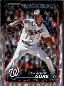 2024 Topps MacKenzie Gore #113 Silver Crackle Foil - Picture 1 of 2