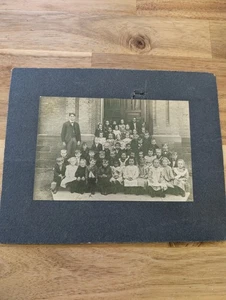 Younger Kids Early 1900's School Class Photo Antique Vintage Photo - Picture 1 of 3