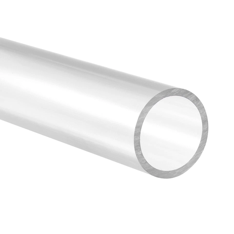 HAF® 1-4 x 1 Meter PVC-U Druckrohr Transparent 40 50 63mm Rohr für PVC Fittings  - Bild 1 von 1