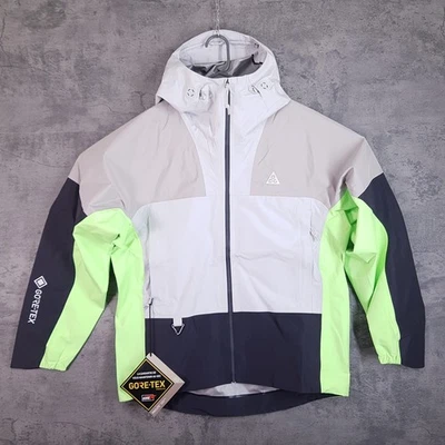 NIKE ACG GORE-TEX Storm-FIT ADV Windbreaker Jacket Mens Size MEDIUM Grey Green - Image 1 of 4