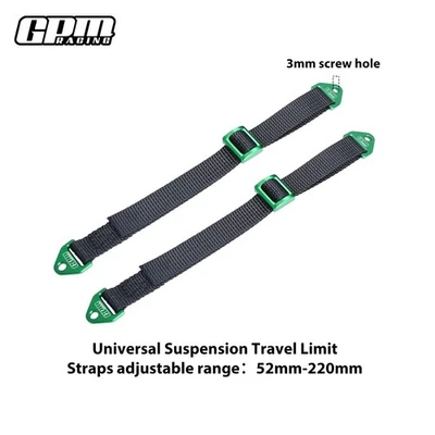 GPM Suspension Travel Limit Strap LOSI 1/8 LMT Baja Rey 1.0/2.0 UDR RBX Rock Rey - Image 1 of 4