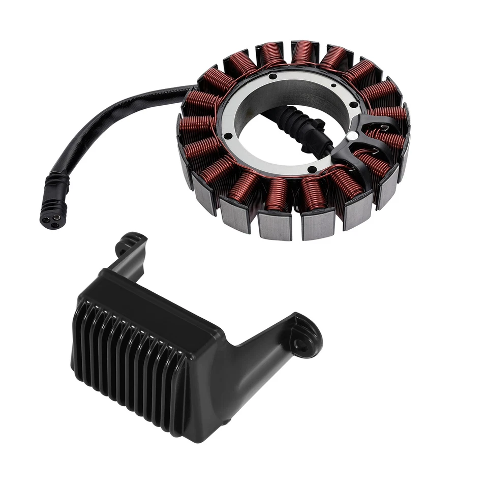 Bobina del estator del generador y regulador de encendido de voltaje apto para Harley Touring 06-08 Foto 1 de 4