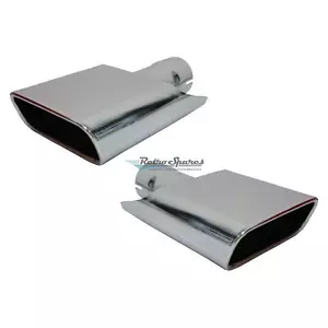 FORD XA XB GT FALCON SQUARE EXHAUST TIPS - Picture 1 of 1