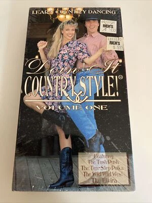 Doin' It Country Style Vol. 1 (VHS, 1992) Learn Country Dancing Sealed zaf - Image 1 of 2