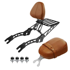 Passenger Sissy Bar Luggage Mount  Pillion Seat Fit For Indian Scout Sixty 16-24 - Picture 1 of 14