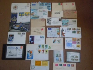 Vintage Stamps On Posted Envelopes First Day Covers and Other Correspondence - Picture 1 of 15