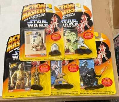 Die Cast Metal Collectible | Star Wars:  Luke, Darth Vader, R2-D2,C-3PO, Trooper - Image 1 of 3