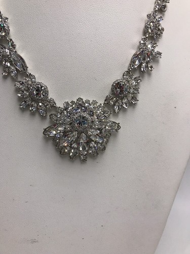 $225 COLLANA DICHIARAZIONE TONO ARGENTO GIVENCHY 101GN