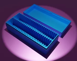 3DP Black Storage Box Holds 50x 1oz Silver Bars In Standard Airtight Capsules - Picture 1 of 2