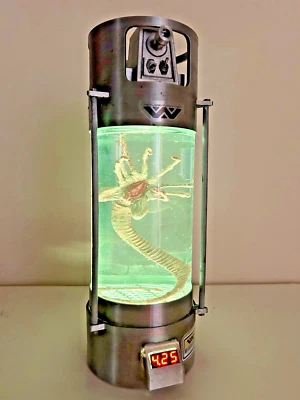 Alien Facehugger Stasis Tube Lamp LED Remote Control 16 Colour - Image 1 of 4