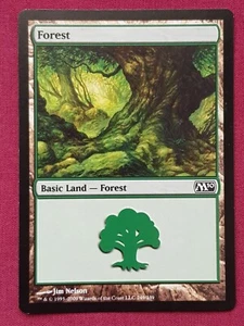 Magic The Gathering 2010 CORE SET M10 FOREST 249 land card MTG - Picture 1 of 2