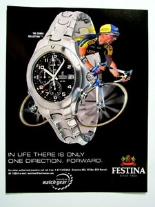 Festina Vintage 2001 The Cobra Collection 1 Page Original Print Ad 8 x 11" - Imagen 1 de 6