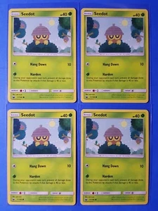 4x Seedot 11/168 Pokemon card SM Celestial Storm common NM - Picture 1 of 1