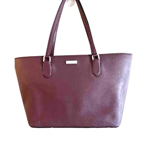 Kate Spade New York Coated Leather Large Tote Cherry Red/Burgundy - Picture 1 of 10
