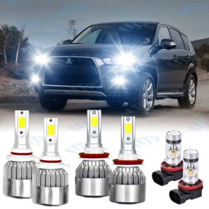 Kit de faros LED + luces antiniebla altas/bajas para MITSUBISHI Outlander Sport 2011-2019 - Imagen 1 de 12