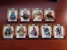 2016 Topps Star Wars The Force Awakens Series 2 Maz's Castle Complete 9 Card Set