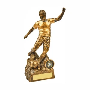 Football Award Trophy on Marble Base Gold Award Available Four style 210mm - Picture 1 of 5