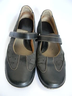 Born Womens Black Leather Upper Shoes with Strap Size 8 (EU 39) - Image 1 of 4