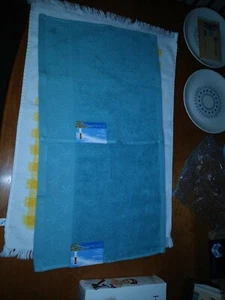  Pair of Arkwright Soft & Sustainable Oceanic Starfish  Blue 13" Washcloths NWT! - Picture 1 of 9