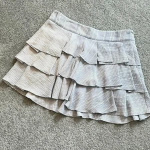 Derek Lam 10 Crosby Three Layer Ruffle Frill Silk Skirt Barbie NWT Sz 2 - Picture 1 of 6