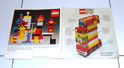 LEGO CATALOGO ASSORTIMENTO 73 1973 - Catalog Katalog Catalogue System 18x19 cm - Immagine 1 di 3