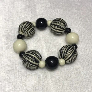 Bellissimo Bracciale Grosso Perline Elasticizzato - Foto 1 di 2