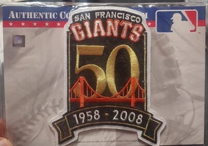 San Francisco Giants 50 1958 - 2008 Patch - Picture 1 of 2