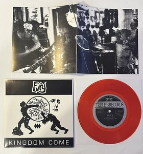 FURY Kingdom Come 7” (Red) Vinyl, 1st Press, Limited 250, Triple-B Records - Picture 1 of 2