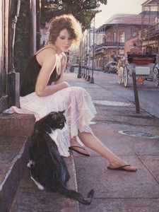 Steve HANKS " Companions of the Big Easy " Limited Edition Canvas New Orleans - Picture 1 of 9
